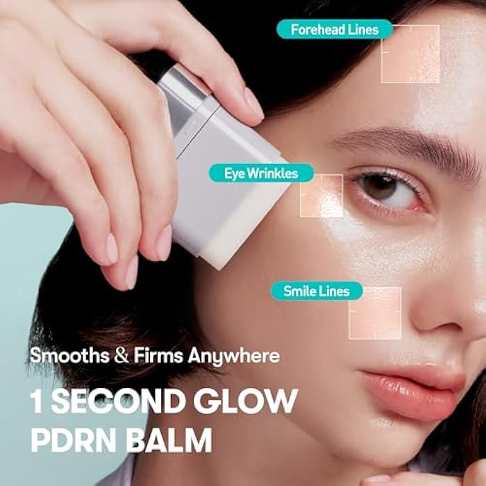 VT COSMETICS PDRN Essence Stick Balm, PDRN Collagen Multi Wrinkle Stick, All-in-One Eye & Neck Treatment, Glow Makeup Base & Face Treatment Balm, Plumping, Fine Lines (0.33 oz.), Valentine Days Gifts - Image 4